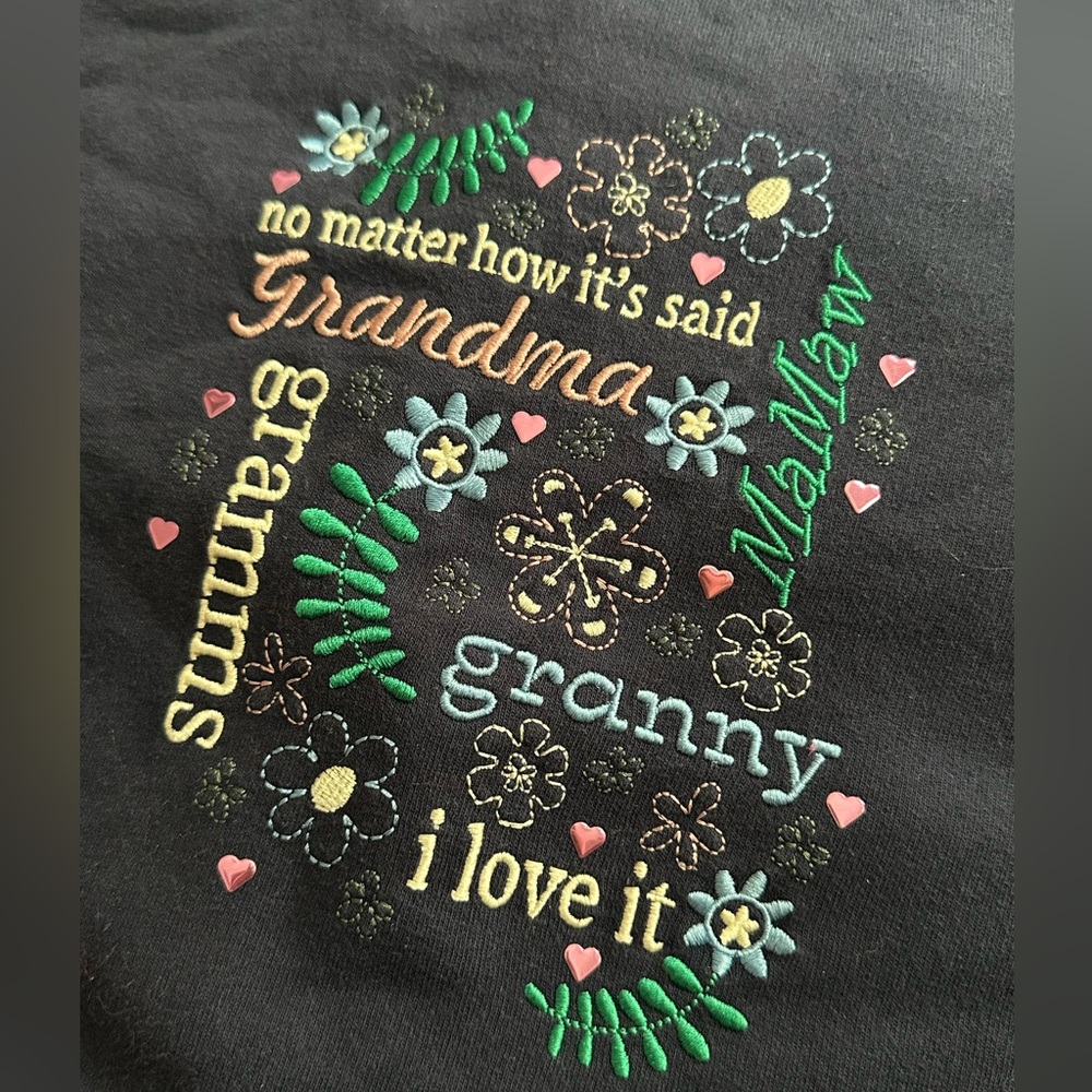 Vintage Navy Blue Grandma Sweatshirt